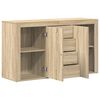 vidaXL Credenza Rovere Sonoma 120 x 36 x 69 cm Legno multistrato