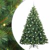 vidaXL Albero di Natale artificiale con 300 LED Verde 210 cm PE e PVC