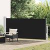 vidaXL Tenda da Sole Laterale Retrattile 140 x 300 cm Nera