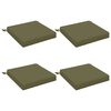 vidaXL Cuscini per Sedia in 4 Pezzi SOEST 4 pz 100% Poliestere