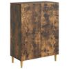 vidaXL Credenza Rovere Fumo 66 x 34,5 x 90 cm Legno ingegnerizzato