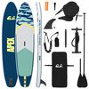 vidaXL SUP Board con Seggiolino 2-in-1 APEX 335 x 76 x 15 cm Blu
