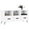 vidaXL Mobile Porta TV Bianco 102x36x50 cm in Legno Multistrato