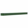 vidaXL Letto Giardino Acciaio Zincato 620x80x36 cm Verde