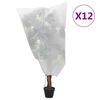 vidaXL Coperture con Coulisse per Piante 12pz 70 g/m&sup2; 0,8x1 m