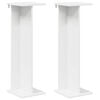 vidaXL Supporto per piante 2 pcs Bianco 25 x 25,5 x 80,5 cm