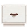 vidaXL Comodini 2 pz Bianco 40x34x35 cm in Legno Massello di Pino