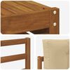 vidaXL Set di divani da esterno con cuscino 7 pcs Naturale e Beige