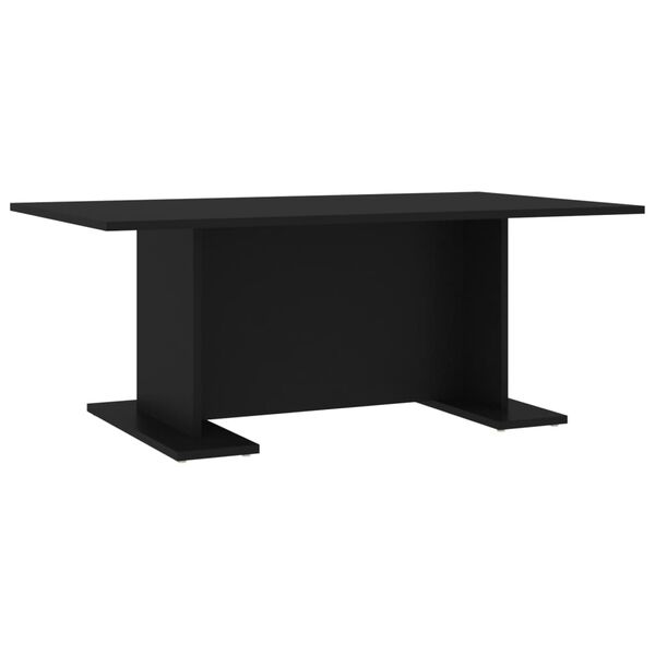 vidaXL Tavolino da Salotto Nero 103,5x60x40 cm in Legno Multistrato
