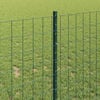 vidaXL Recinzione con Posto Verde 1 x 10 m Acciaio e PVC