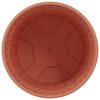 vidaXL Vaso Rotondo per Fiori 24 pcs Rosso Mattone &Oslash; 19 x 16 cm