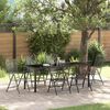 vidaXL Set da Pranzo per Giardino 7 pcs Antracite