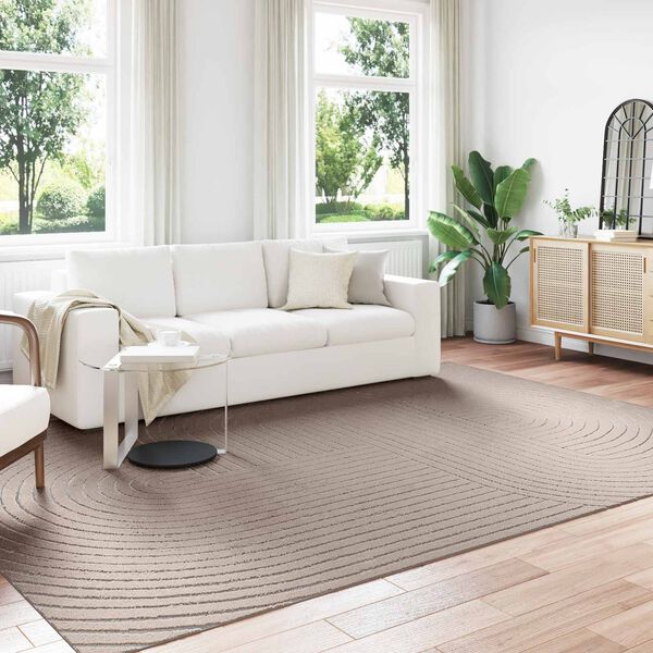 vidaXL Tappeti per area HUARTE Beige 280 x 200 cm Poliestere