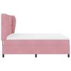 vidaXL Letto a molle con materasso Rosa 200 x 180 cm Poliestere