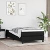 vidaXL Struttura Letto a Rete a Molle Nero 90x190 cm in Tessuto