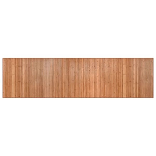 vidaXL Tappeto Rettangolare Natura 80x300 cm in Bamb&ugrave;