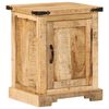 vidaXL Comodino 40x35x50 cm in Legno Massello di Mango