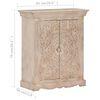 vidaXL Credenza 60x30x75 cm in Legno Massello di Mango
