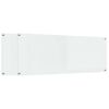 vidaXL Schienale da cucina 2 pz Trasparente 110 x 40 cm