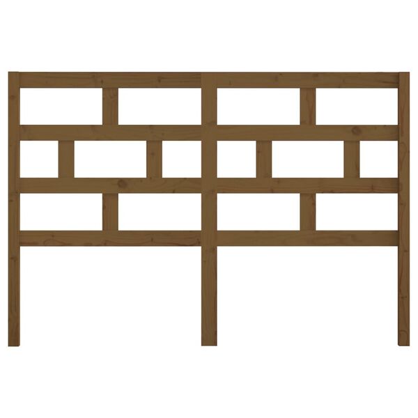 vidaXL Testiera per Letto ambra 166x4x100 cm in Legno Massello di Pino