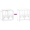 vidaXL Credenza Rosa 68x39x73,5 cm in Acciaio Laminato a Freddo