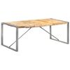 vidaXL Tavolo da Pranzo 200x100x75cm in Legno Massello di Mango Grezzo
