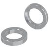 vidaXL Dado a Molla 2 pz Bianco 13 x 1 mm Ferro