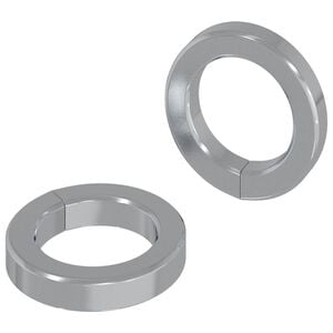 vidaXL Dado a Molla 2 pz Bianco 13 x 1 mm Ferro