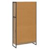 vidaXL Armadio per Libri 2 pcs Rovere Artigianale 80 x 30 x 155 cm