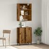vidaXL Credenza con Pensile Legno Antico in Legno Multistrato