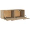 vidaXL Mobile Pensile Rovere Sonoma 100x36,5x35 cm Legno Multistrato