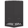 vidaXL Focolare Senza Fumi Nero 38 x 38 x 51 cm Acciaio