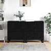 vidaXL Credenza 2 pcs Rovere Nero 60 x 35 x 70 cm