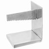 vidaXL Fermalibri 2 pz Argento 11 x 14 x 17,5 cm Alluminio