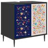 vidaXL Mobile da Bagno MAINZ Rovere Nero 60 x 40 x 61 cm
