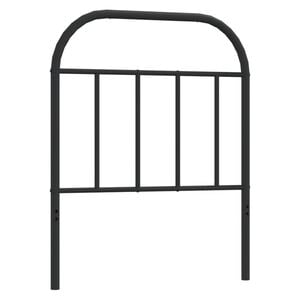 vidaXL Testiera di Ricambio in Metallo Nero 75 cm