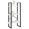 vidaXL Scaffale Portaoggetti Bianco 60x30x105 cm Legno Multistrato