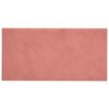 vidaXL Testiera da Parete 12 pcs Rosa Velluto
