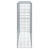 vidaXL Cesto Gabbione con Copertura 200x50x150 cm in Ferro Zincato