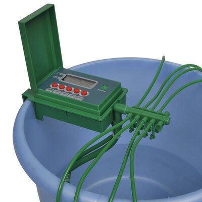 vidaXL Sistema di Irrigazione Automatico con Spruzzatore e Timer