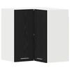 vidaXL Armadio pensile Lyon Rovere Nero 57 x 57 x 60 cm