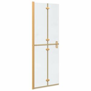 vidaXL Parete doccia walk-in Oro 70 x 6,5 x 190 cm