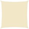 vidaXL Vela Parasole 160 g/m&sup2; Crema 5x5 m in HDPE
