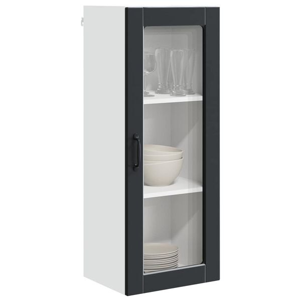 vidaXL Mobile da cucina Nero 40 x 31 x 100 cm Legno multistrato