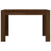 vidaXL Tavolo da Pranzo Rovere Marrone 120x60x76 cm Legno Multistrato