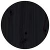 vidaXL Tavolino da Salotto Nero &Oslash; 40x60 cm in Legno Massello di Pino