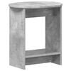 vidaXL Tavolo laterale Grigio Cemento 50 x 39,5 x 55 cm