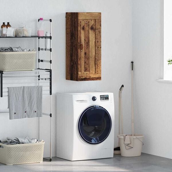 vidaXL Pensile Legno vecchio 34,5 x 34 x 90 cm Legno multistrato