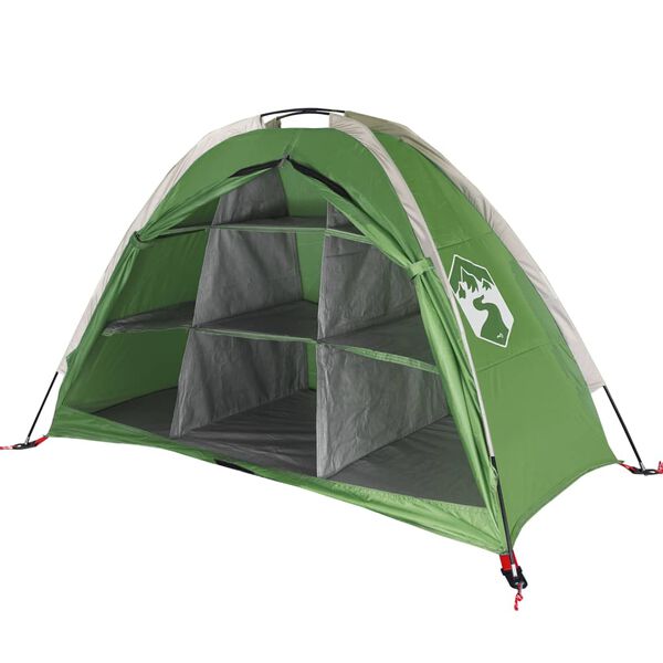 vidaXL Tenda Portaoggetti con 9 Scomparti Verde Impermeabile