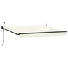 vidaXL Tettuccio Elettrico Retrattile Crema 3 x 2,5 m